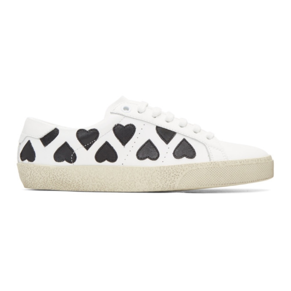 YSL white and black sneakers